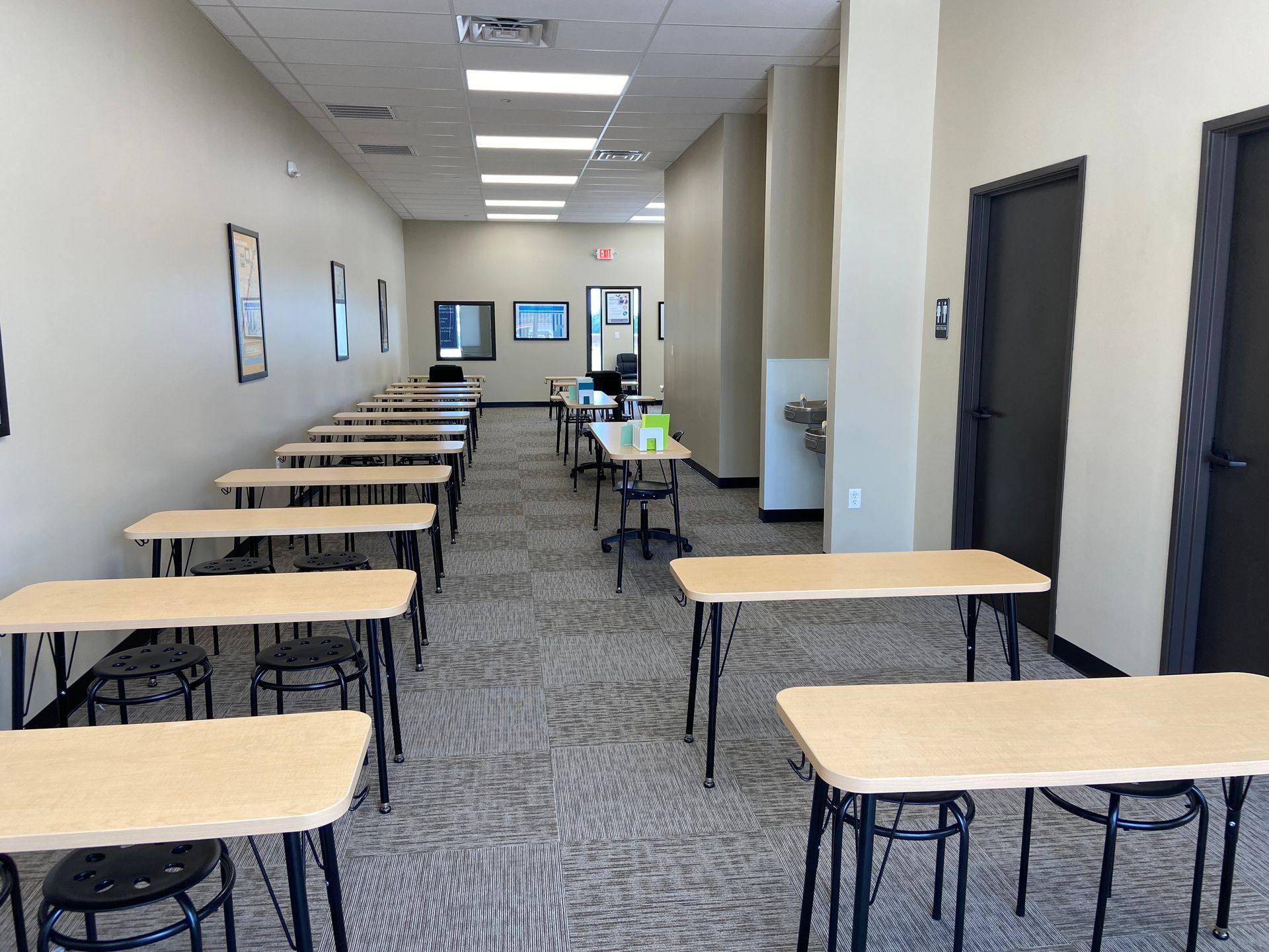 After: another view of the finished Kumon Learning Center in Celina, TX