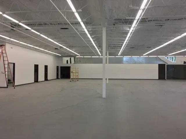 After: the finished 10,000-square-foot beauty supply store