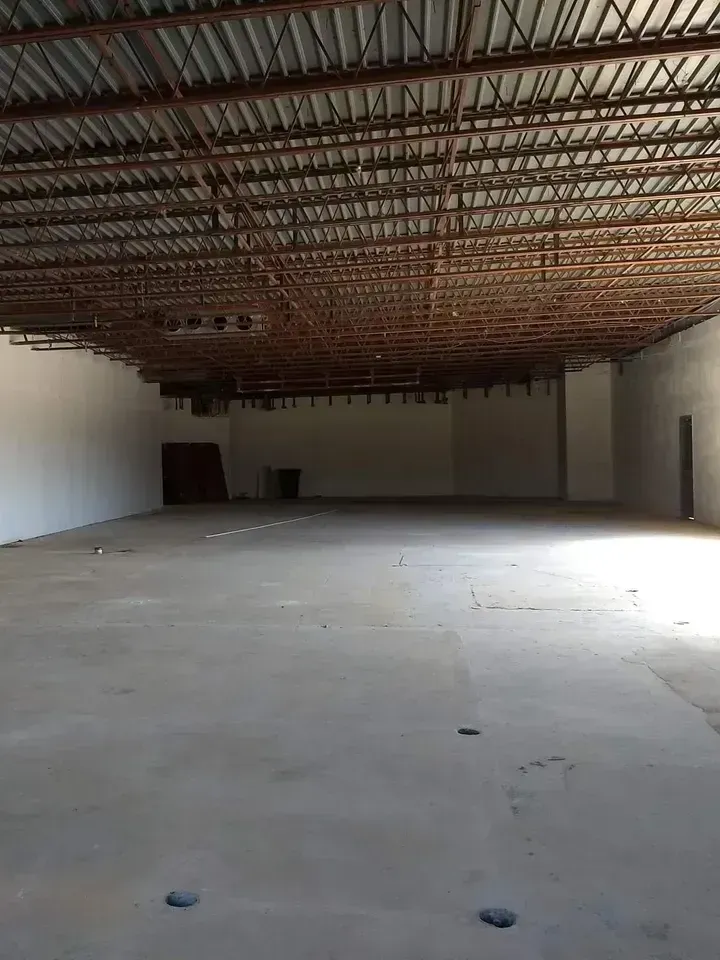 Before: the 10,000-square-foot building, once a Chuck E. Cheese and later a medical practice, that NorthStar Commercial Interiors turned into a beauty supply store