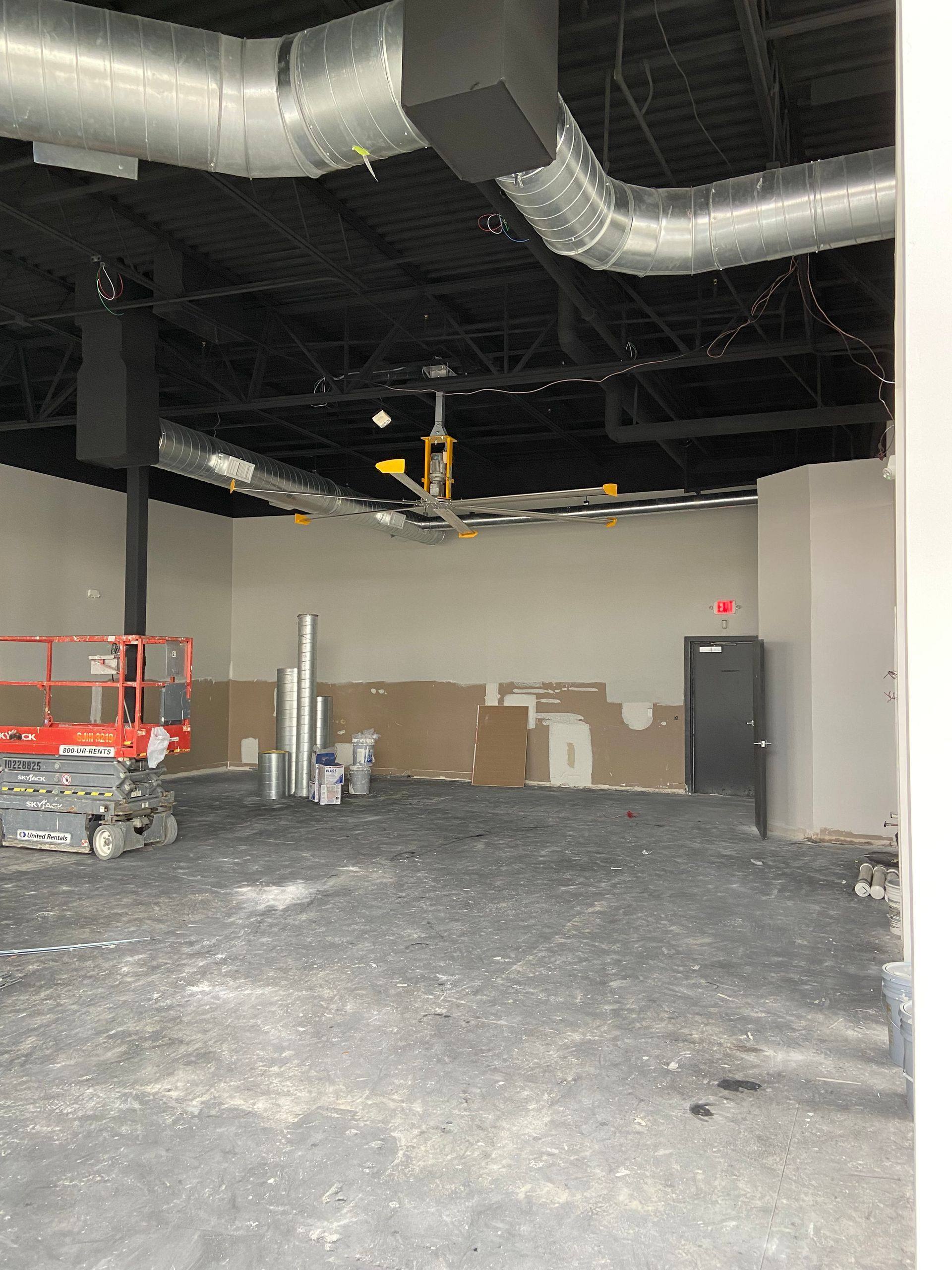 Progress on the Rockstar Martial Arts remodel in Frisco, TX