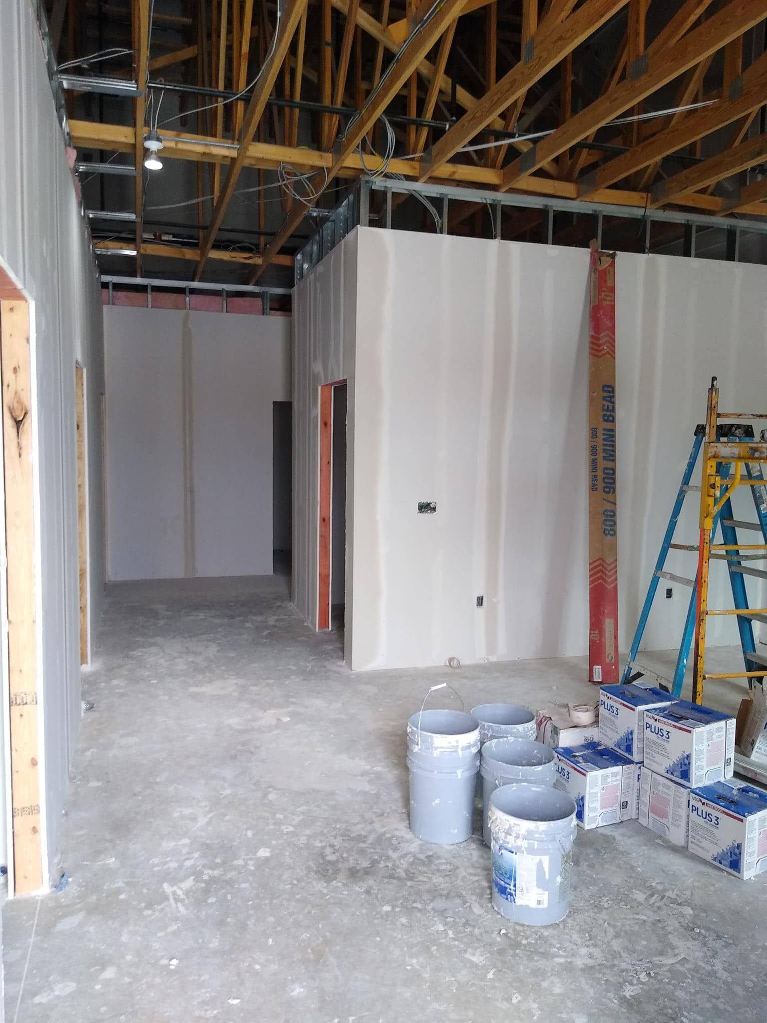 A further phase of the Edward Jones shell space finish-out in West Frisco, TX