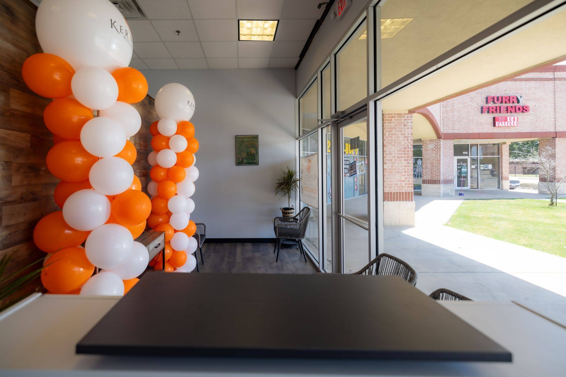 Finished entry at Kernetics Wellness Center in Little Elm, TX