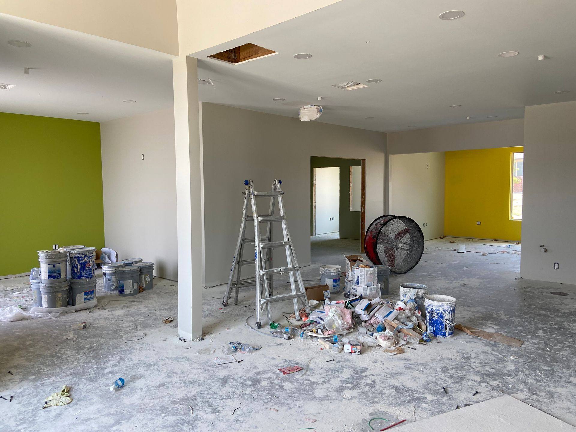 A further view of the Vzure Solutions tech office finish-out in Frisco, TX