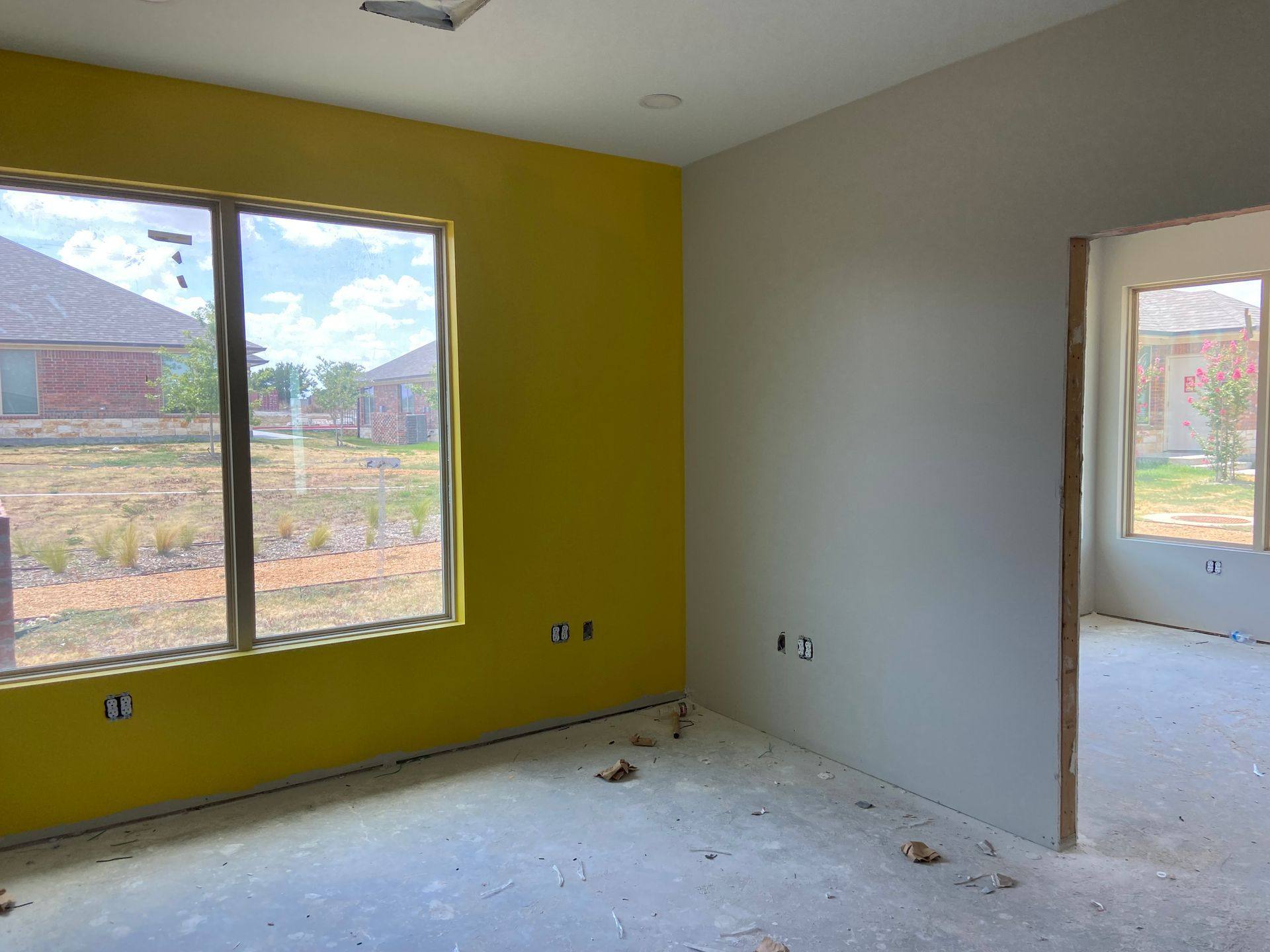 A further view of the Vzure Solutions tech office finish-out in Frisco, TX
