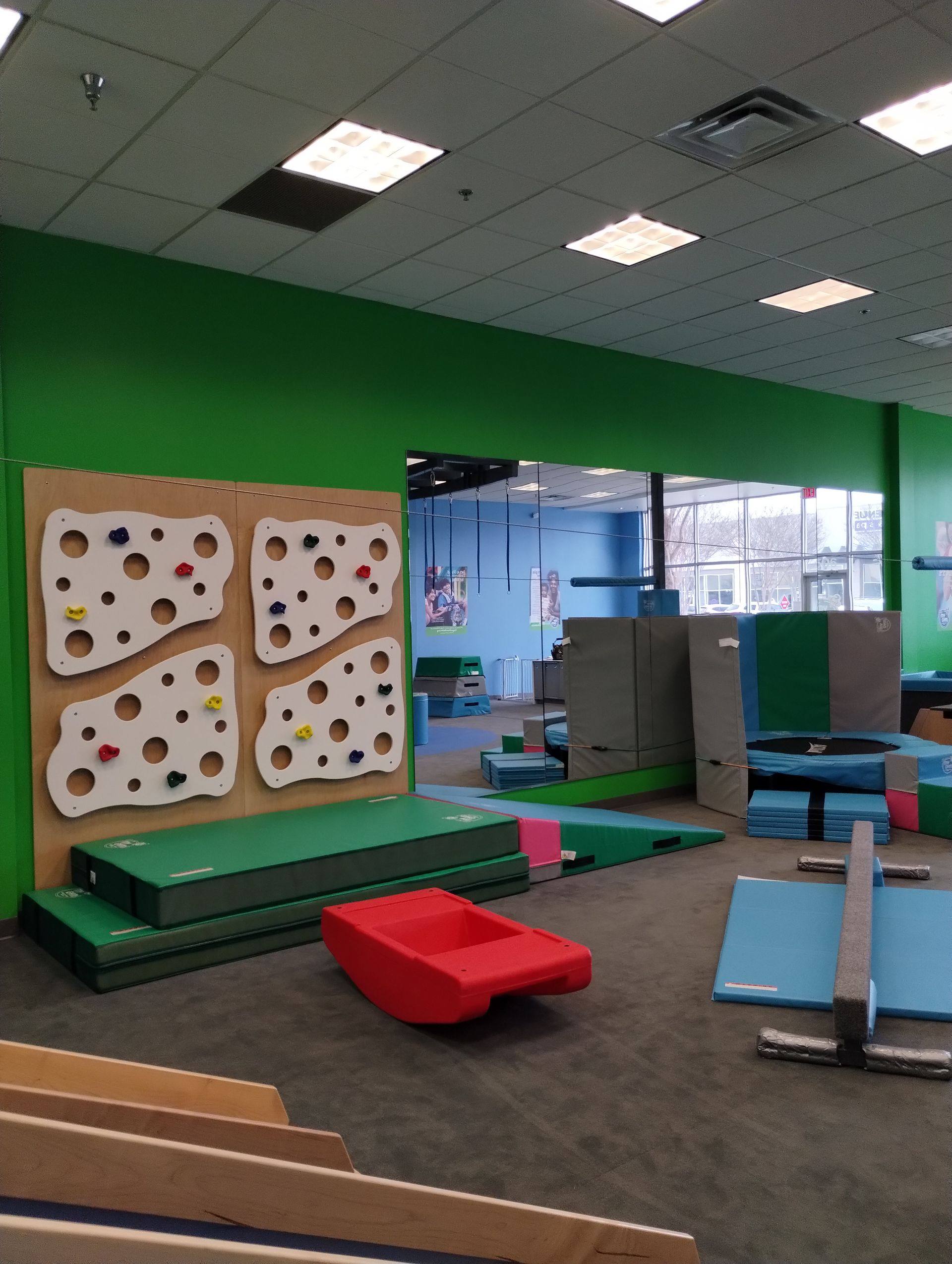 After: a further view of the finished My Gym kids fitness center in Allen, TX