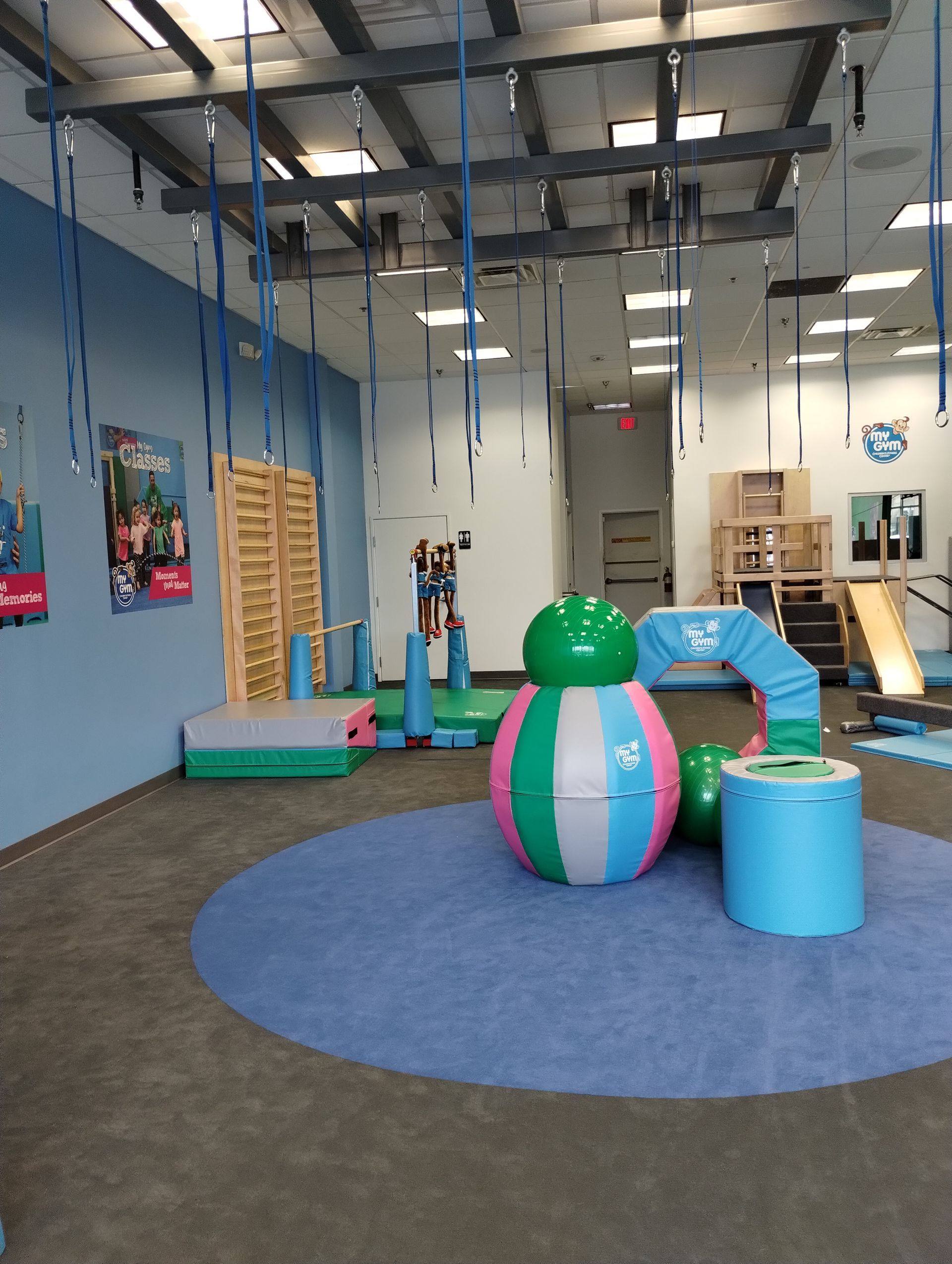 After: another view of the finished My Gym kids fitness center in Allen, TX