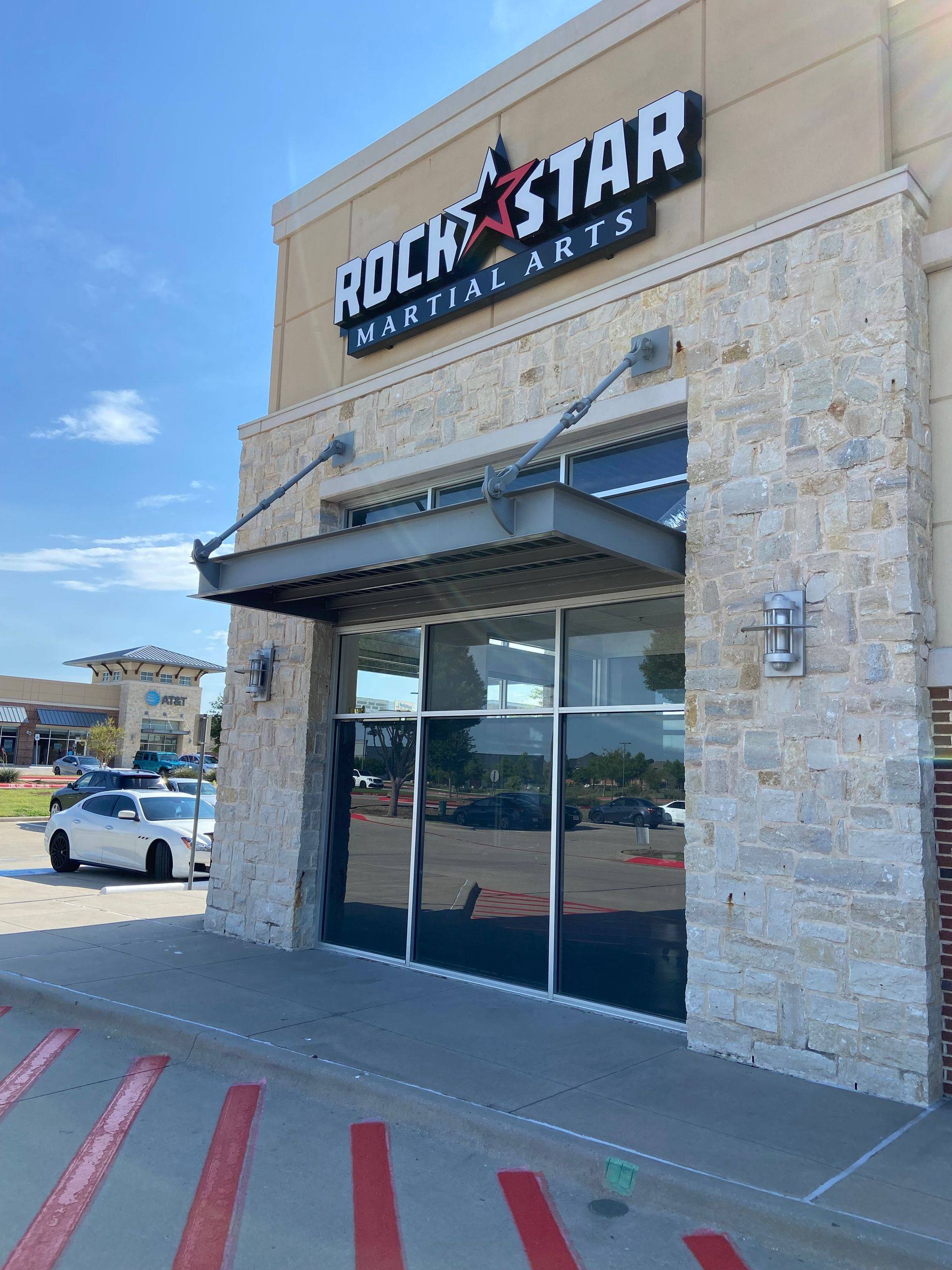 After: a further view of the finished training space at Rockstar Martial Arts in Frisco, TX