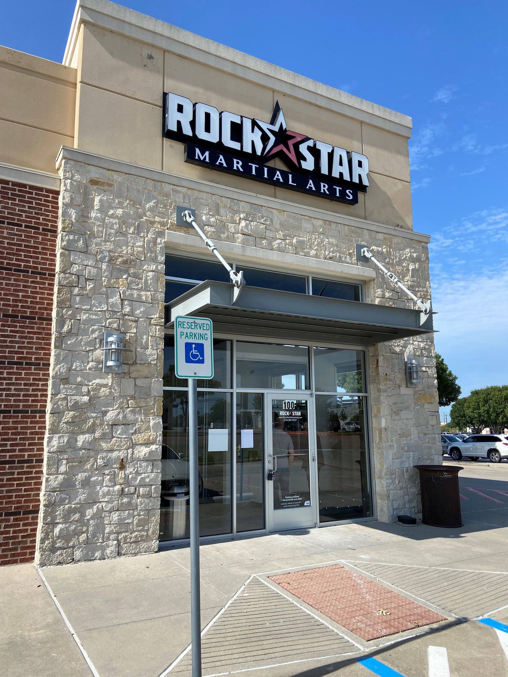 After: another view of the finished training space at Rockstar Martial Arts in Frisco, TX