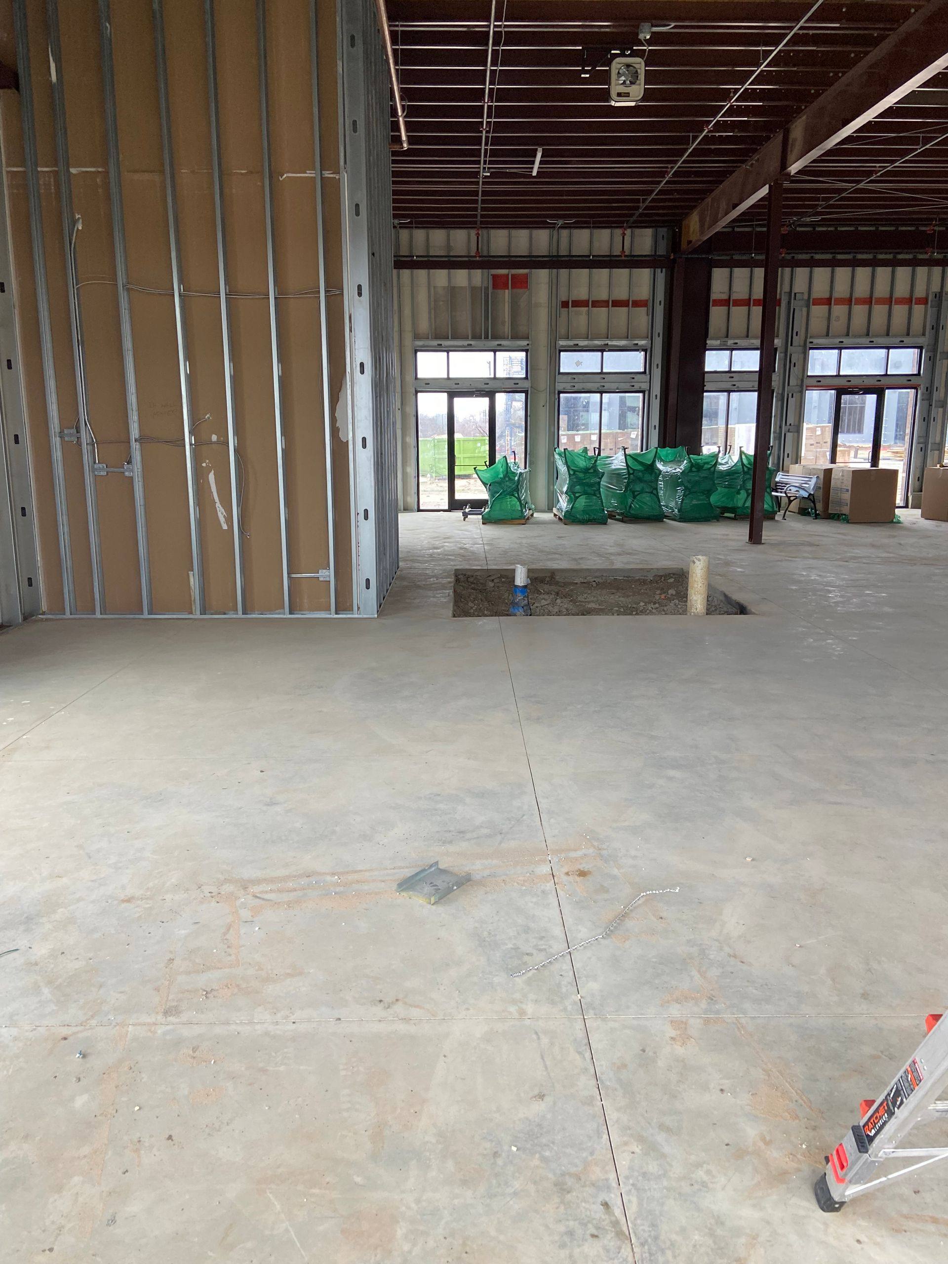 The shell space NorthStar Commercial Interiors finished out into the Kumon Learning Center in Celina, TX