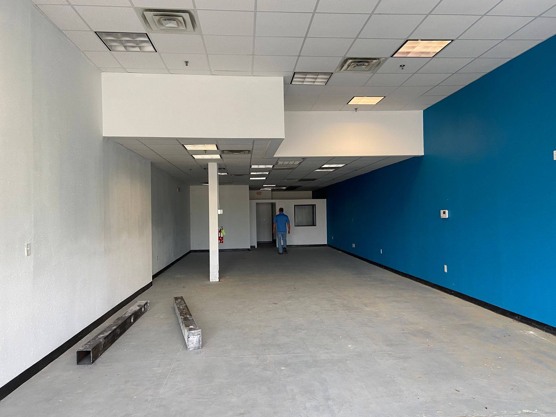 Before: the second-generation suite that became Kernetics Wellness Center in Little Elm, TX