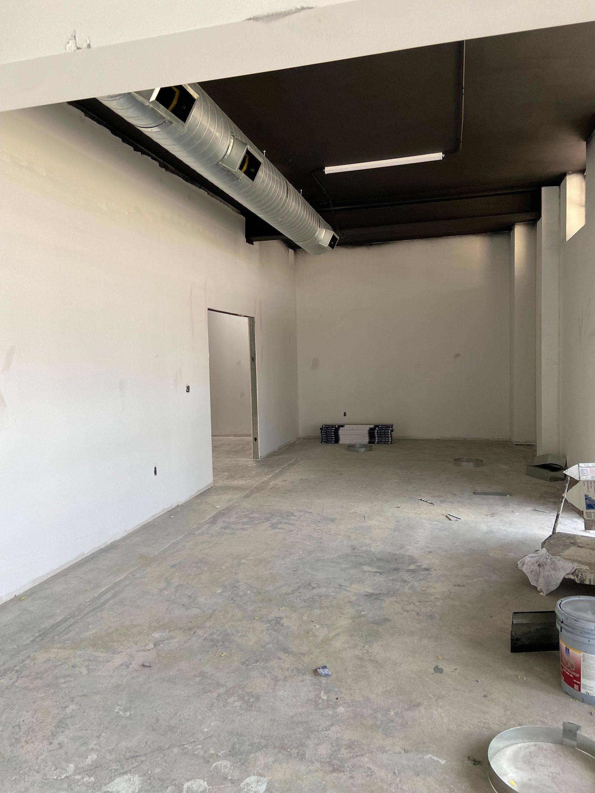 Another view of the Professional Black Belt Academy remodel in Princeton, TX