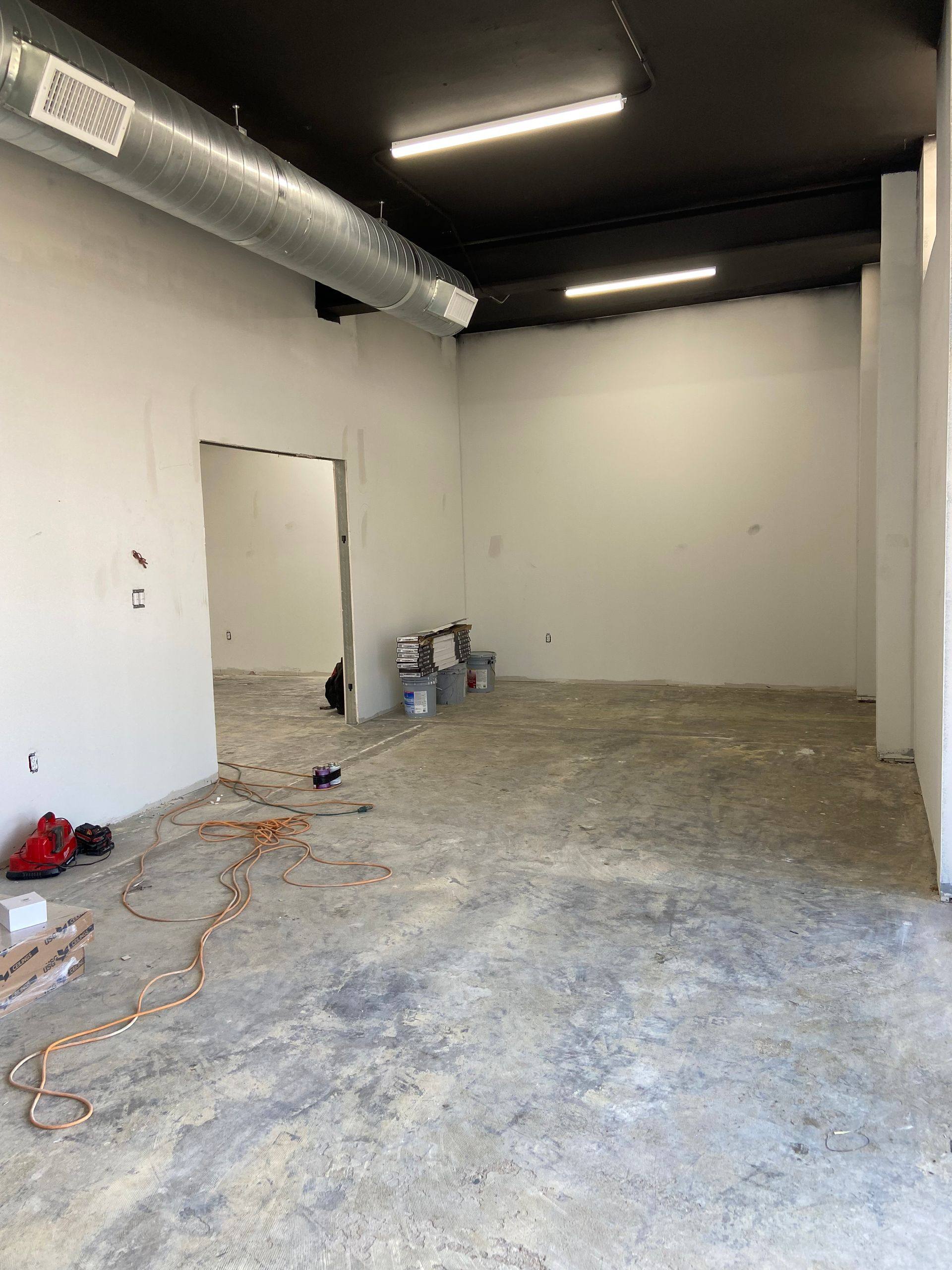 Another view of the Professional Black Belt Academy remodel in Princeton, TX