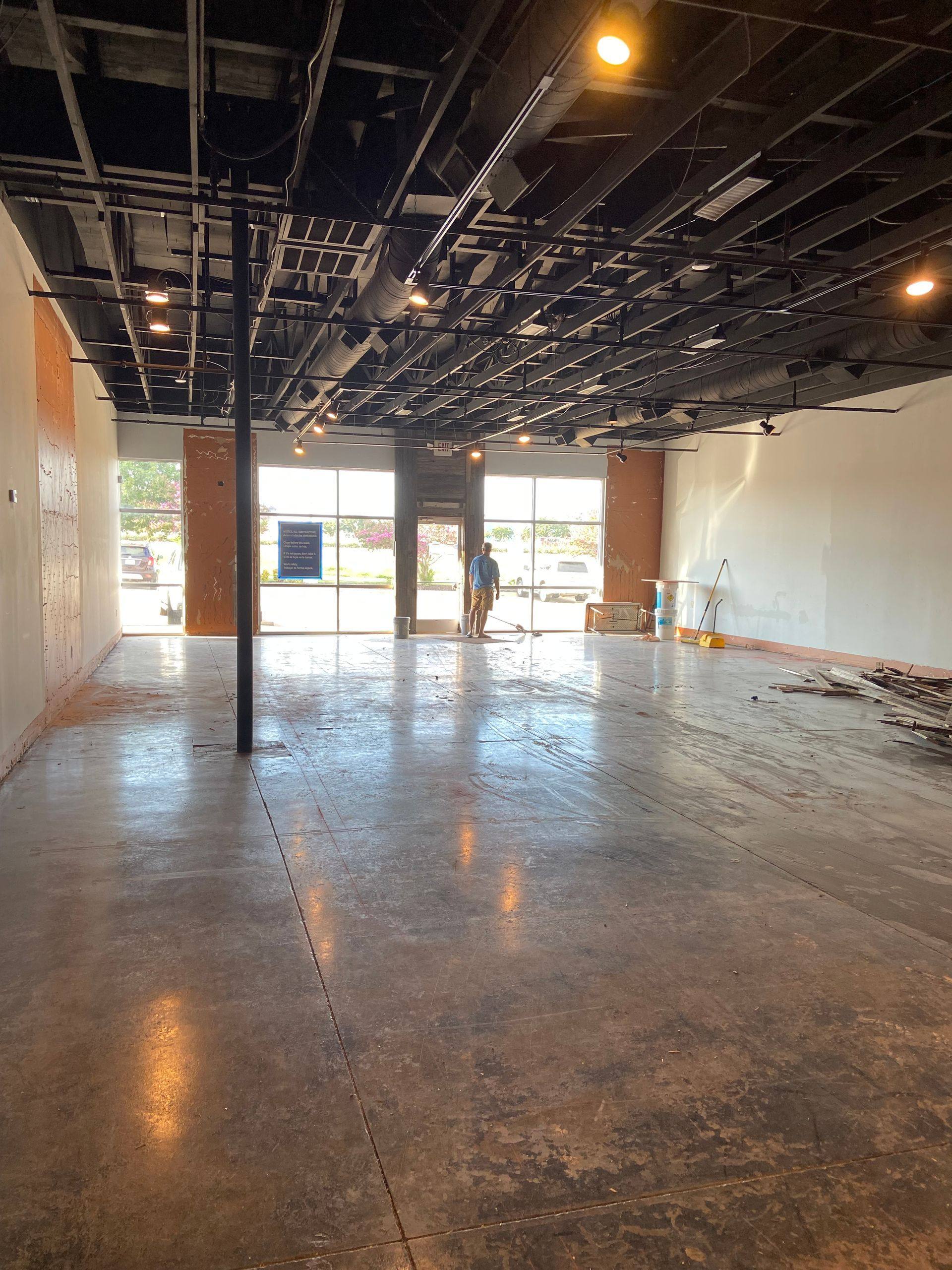 Another view of the retail space NorthStar Commercial Interiors remodeled into Kids United in Plano, TX