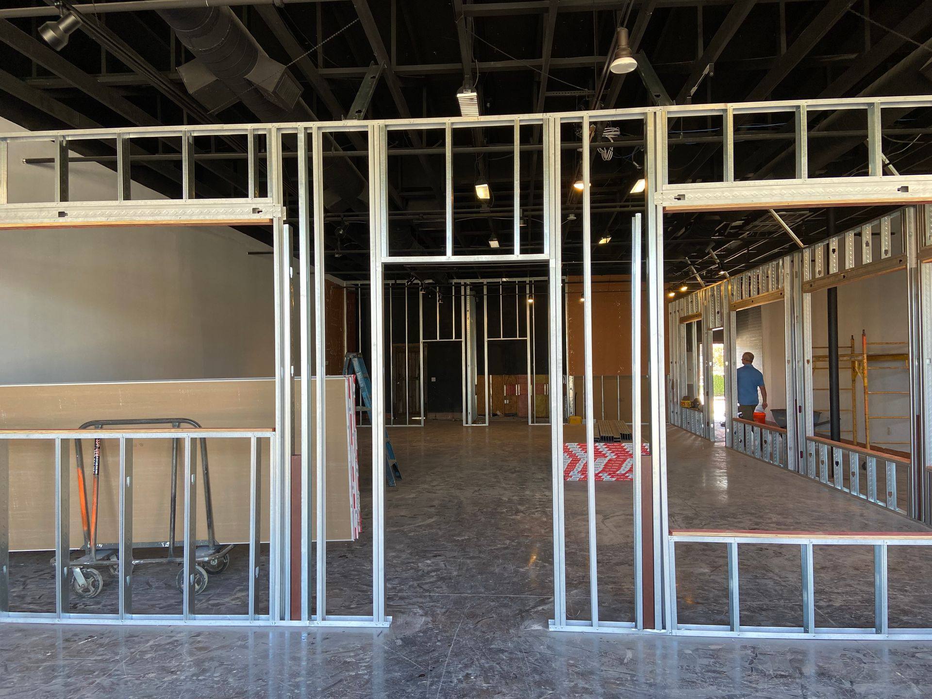 Another view of the retail space NorthStar Commercial Interiors remodeled into Kids United in Plano, TX