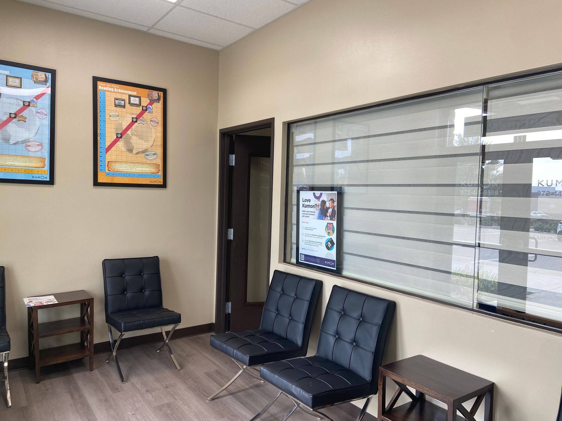 Another view of the Kumon Learning Center build-out in Melissa, TX
