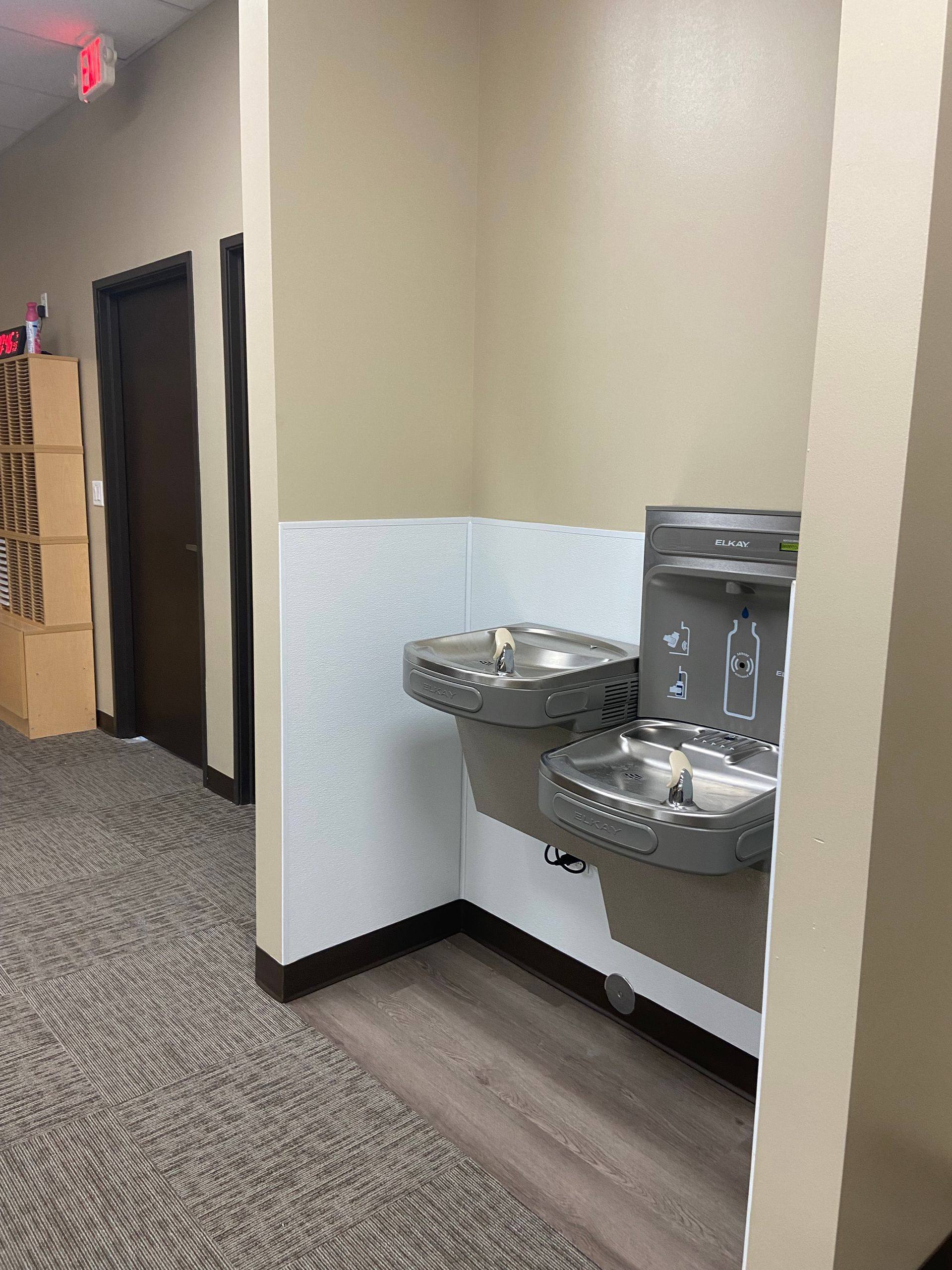A further view of the Kumon Learning Center build-out in Melissa, TX