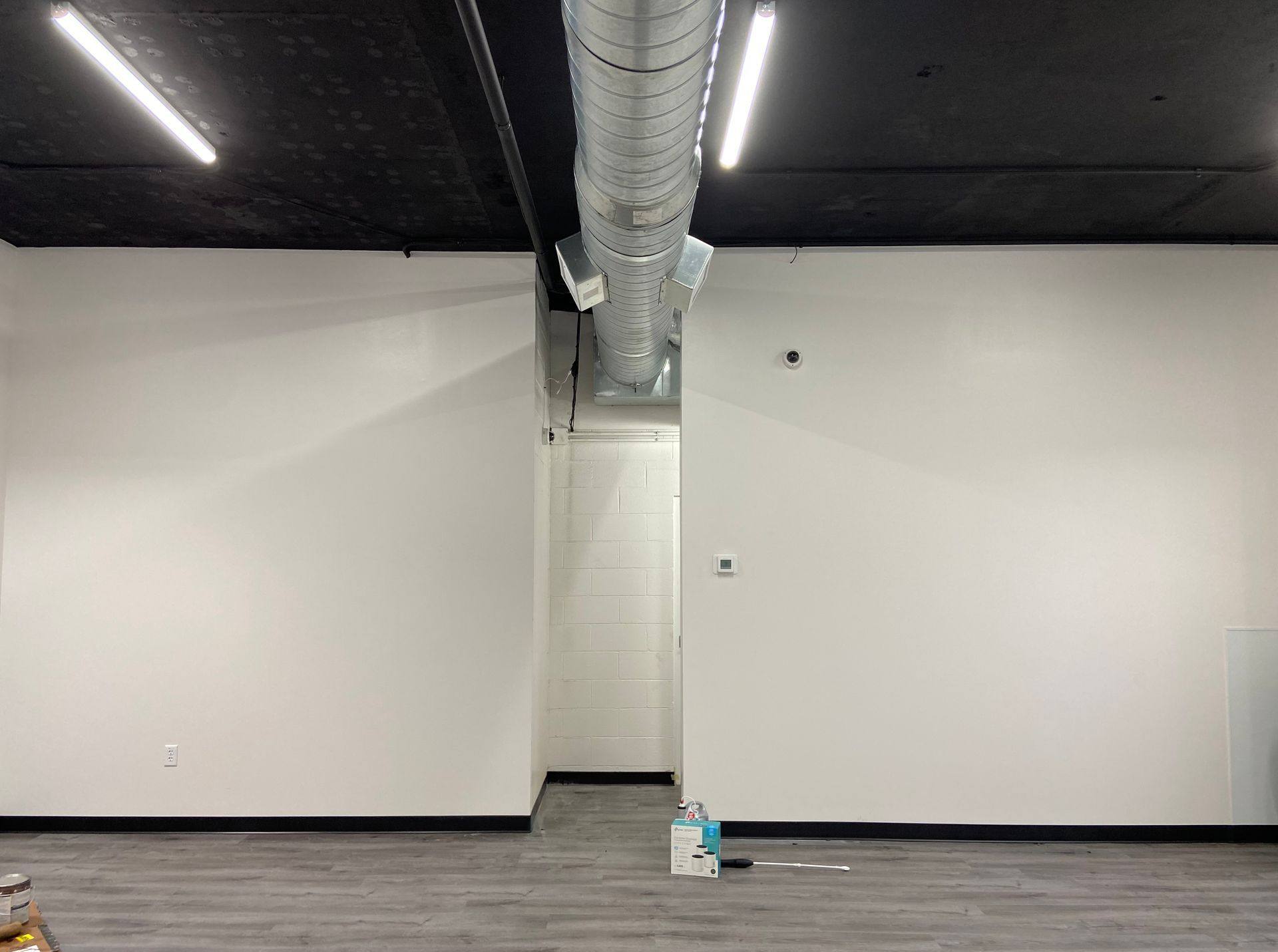 Another view of the Professional Black Belt Academy remodel in Princeton, TX