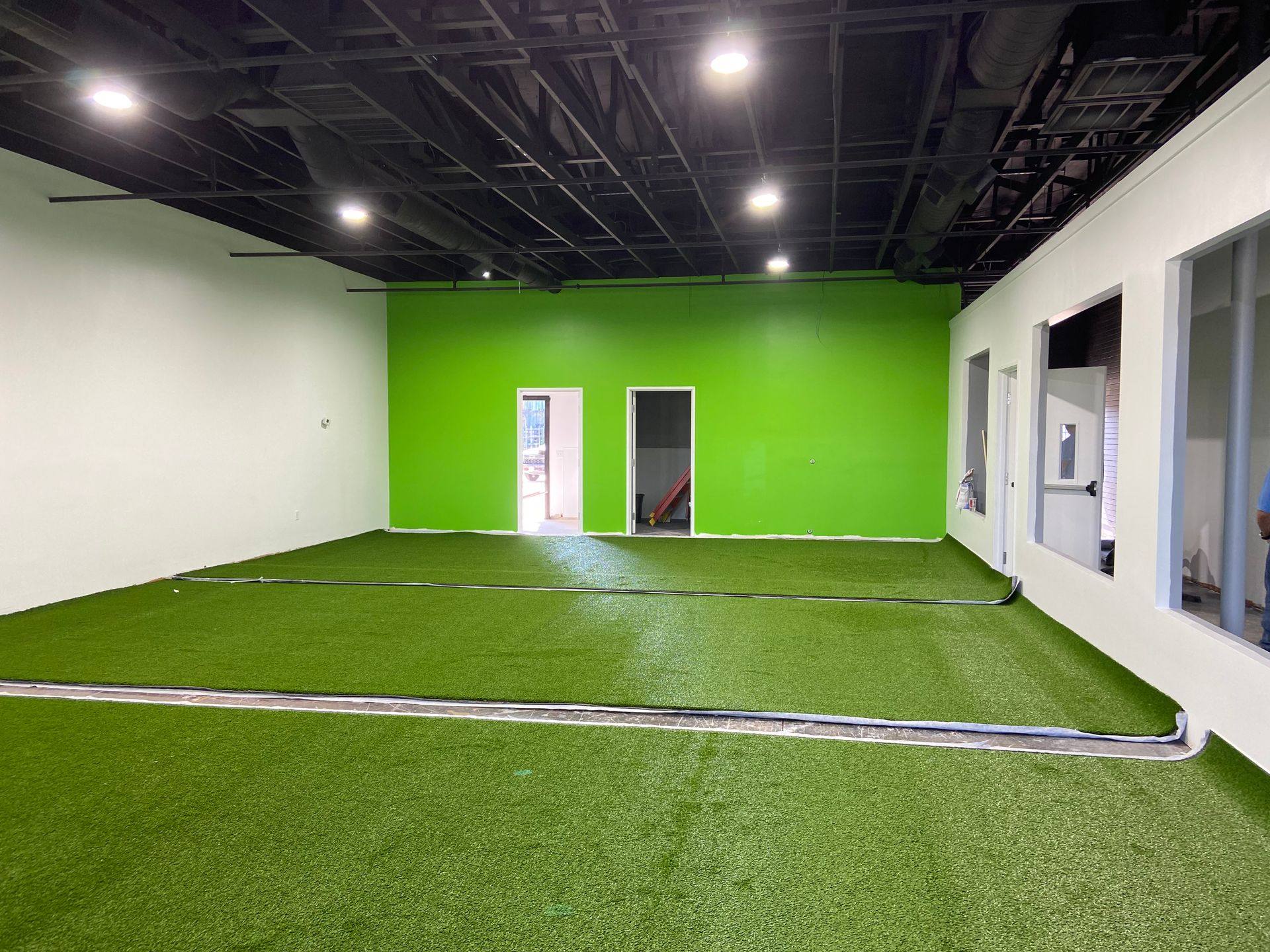 A further view of the retail space NorthStar Commercial Interiors remodeled into Kids United in Plano, TX