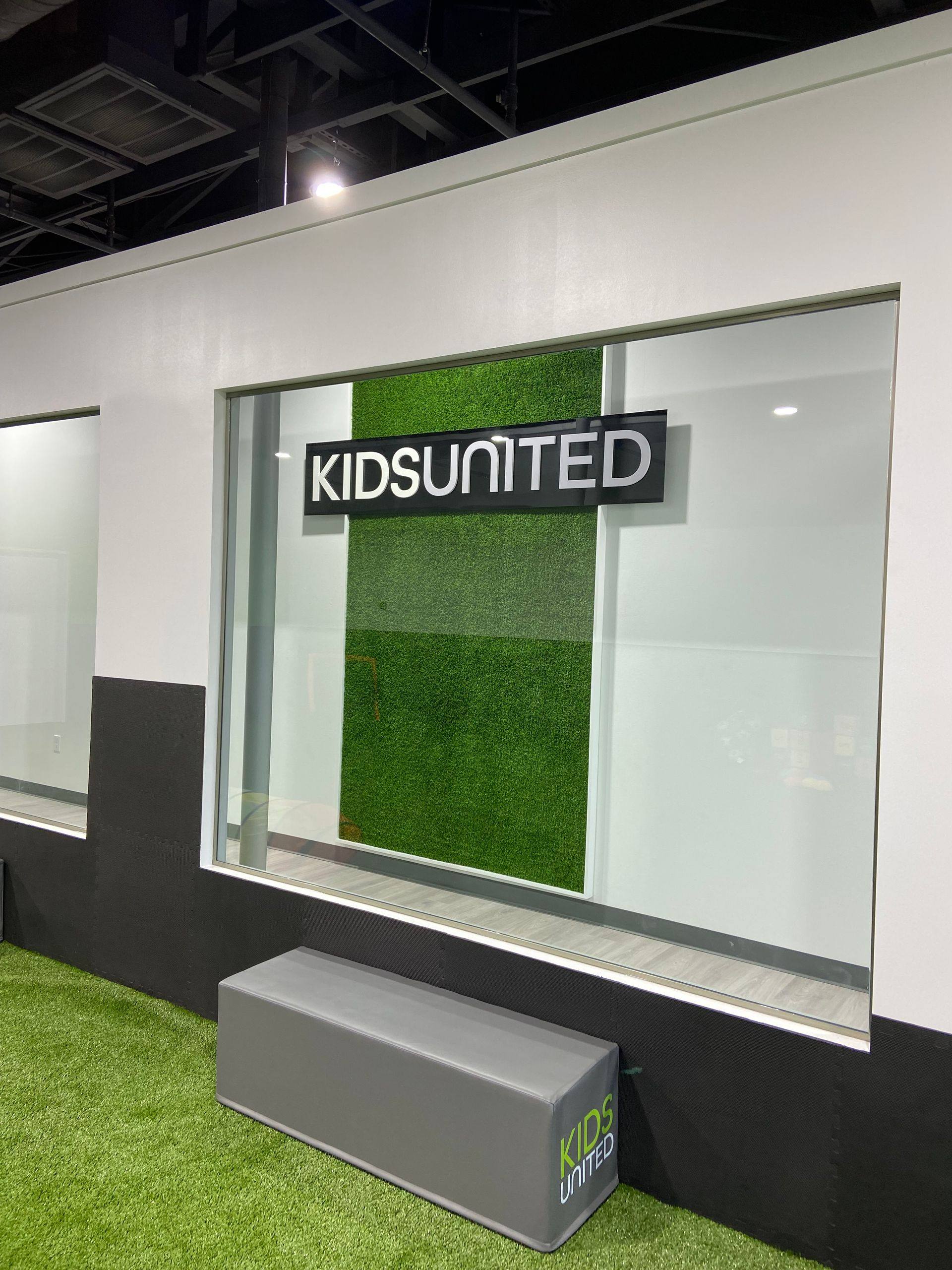Kids United, the indoor soccer training center NorthStar Commercial Interiors remodeled from a retail space in Plano, TX