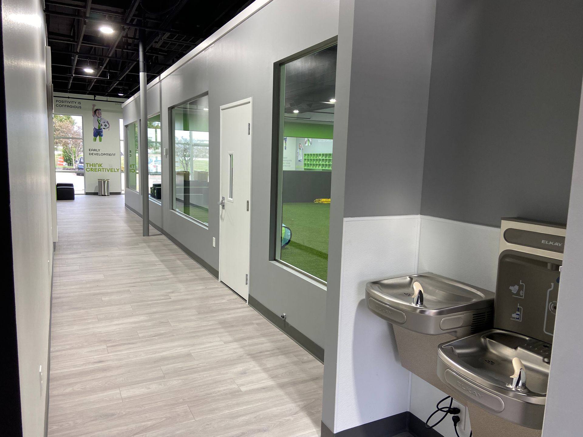Another view of the Kids United indoor soccer training center in Plano, TX
