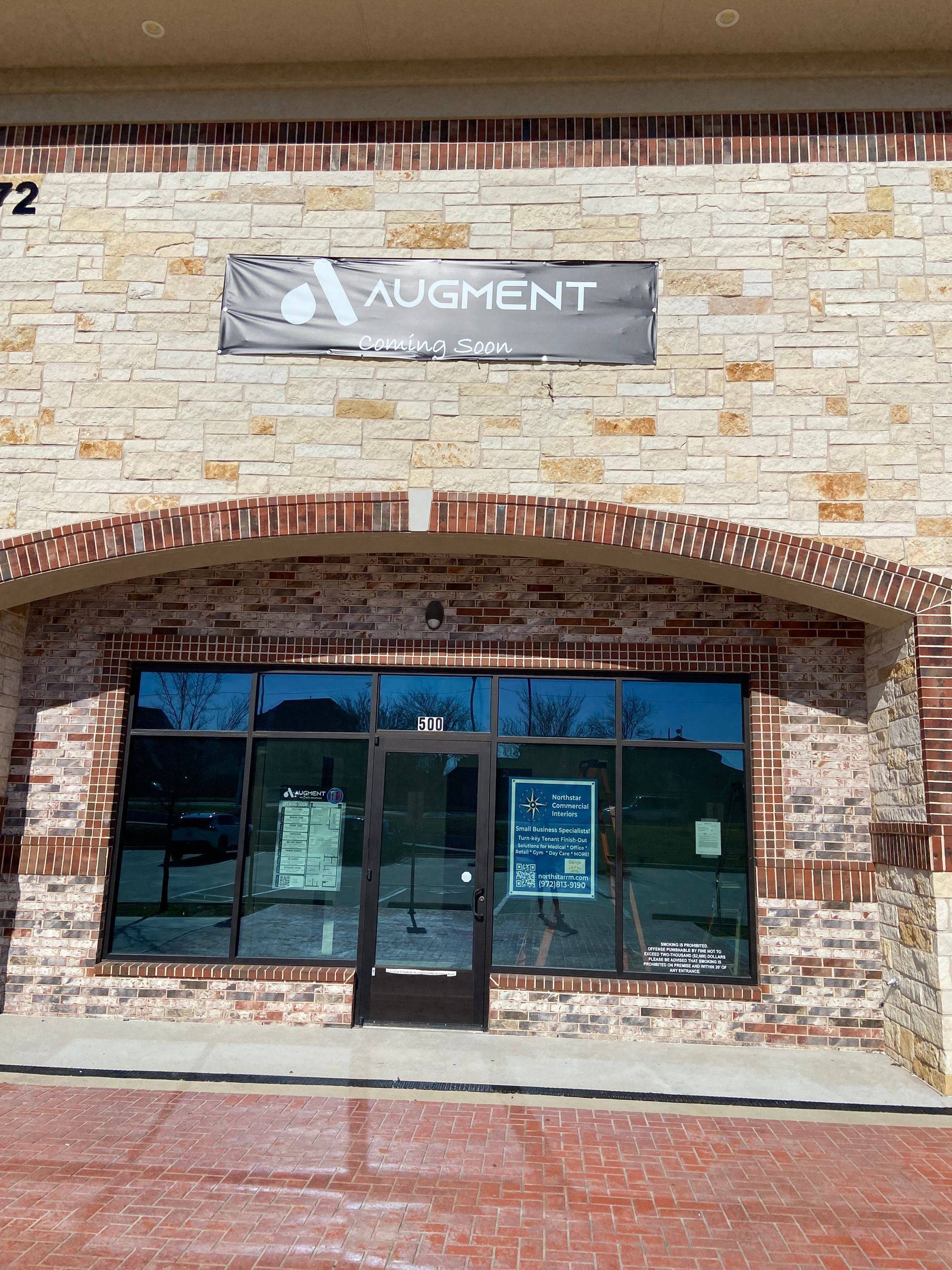 Progress on the Augment Wellness remodel in Frisco, TX