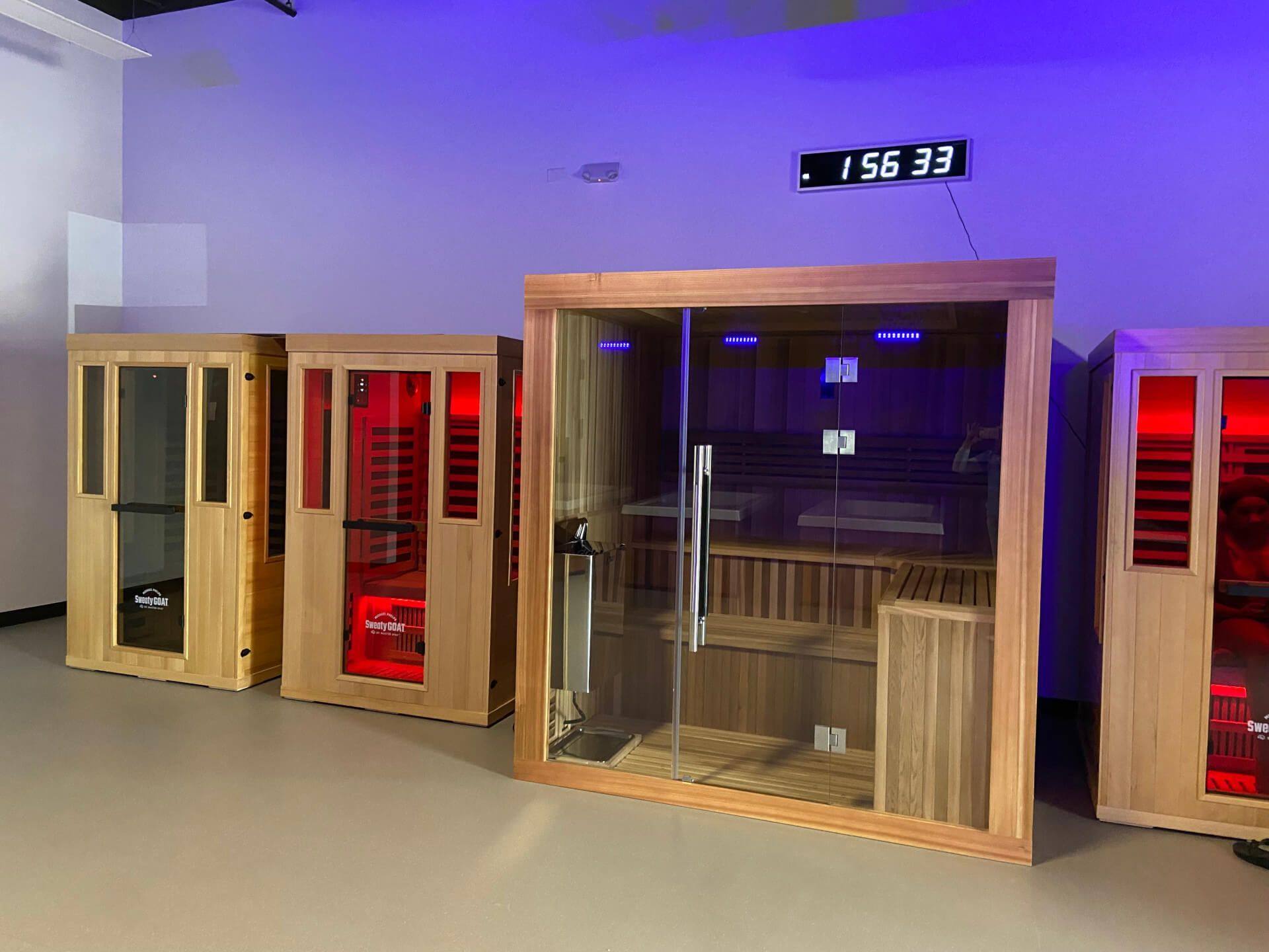 After: another view of the finished Augment Wellness recovery studio in Frisco, TX