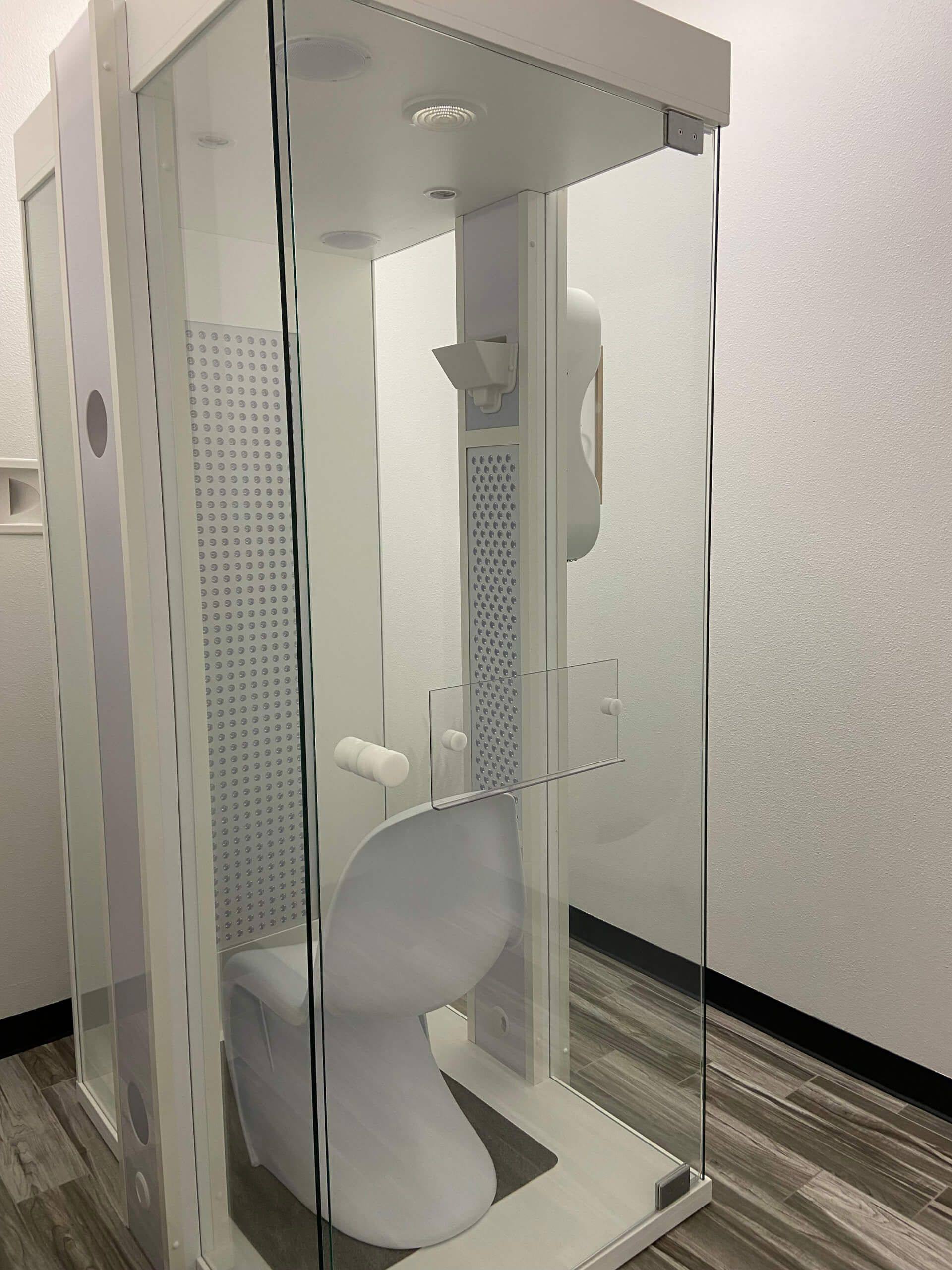 After: a further view of the finished Augment Wellness recovery studio in Frisco, TX