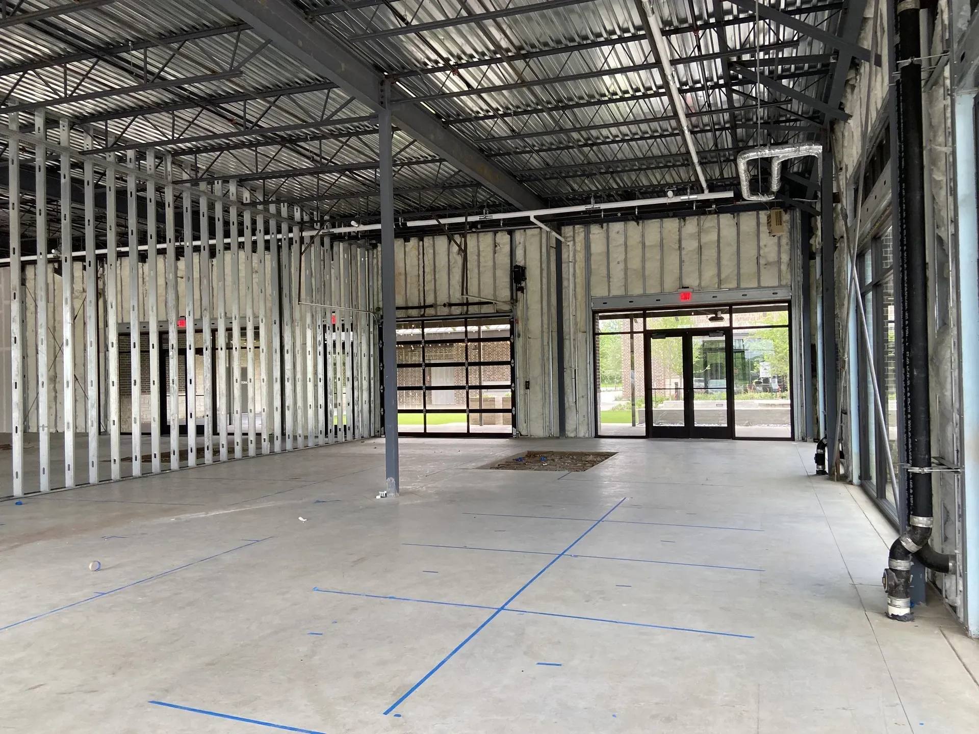 A further view of the salon and boutique NorthStar Commercial Interiors built out for The Society Salon in Melissa, TX