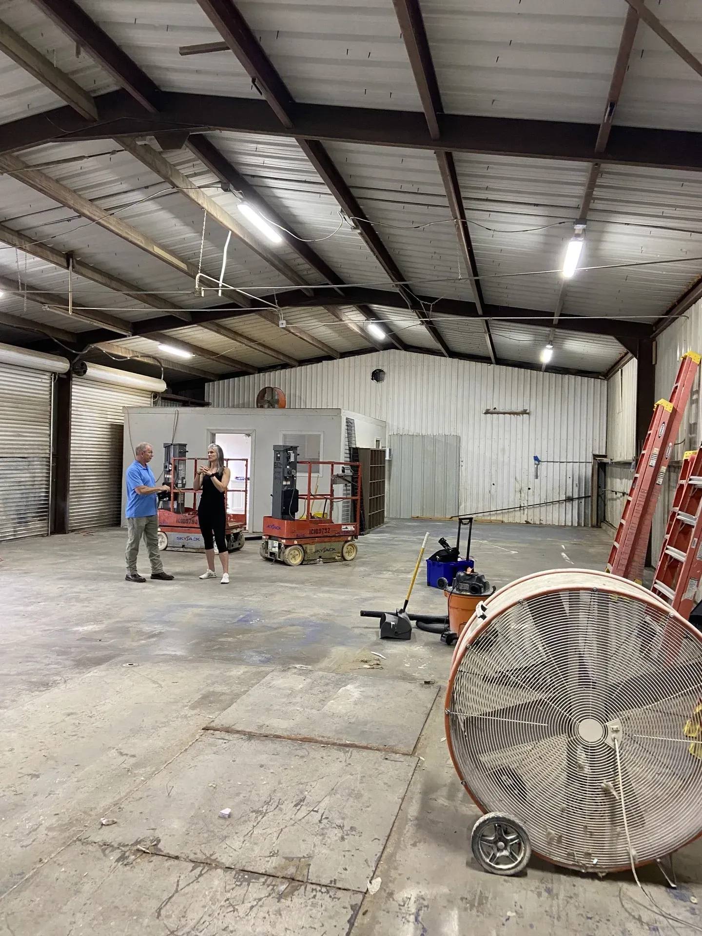 A further view of the Empower 35 Fitness gym NorthStar Commercial Interiors remodeled in Frisco, TX