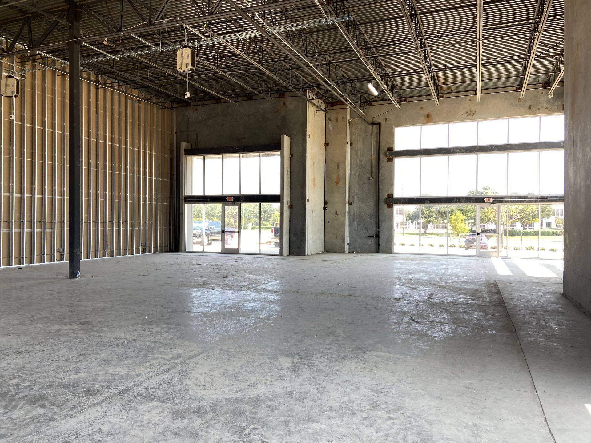 A further view of the Happy Ski School indoor ski school finished out from shell space in Plano, TX