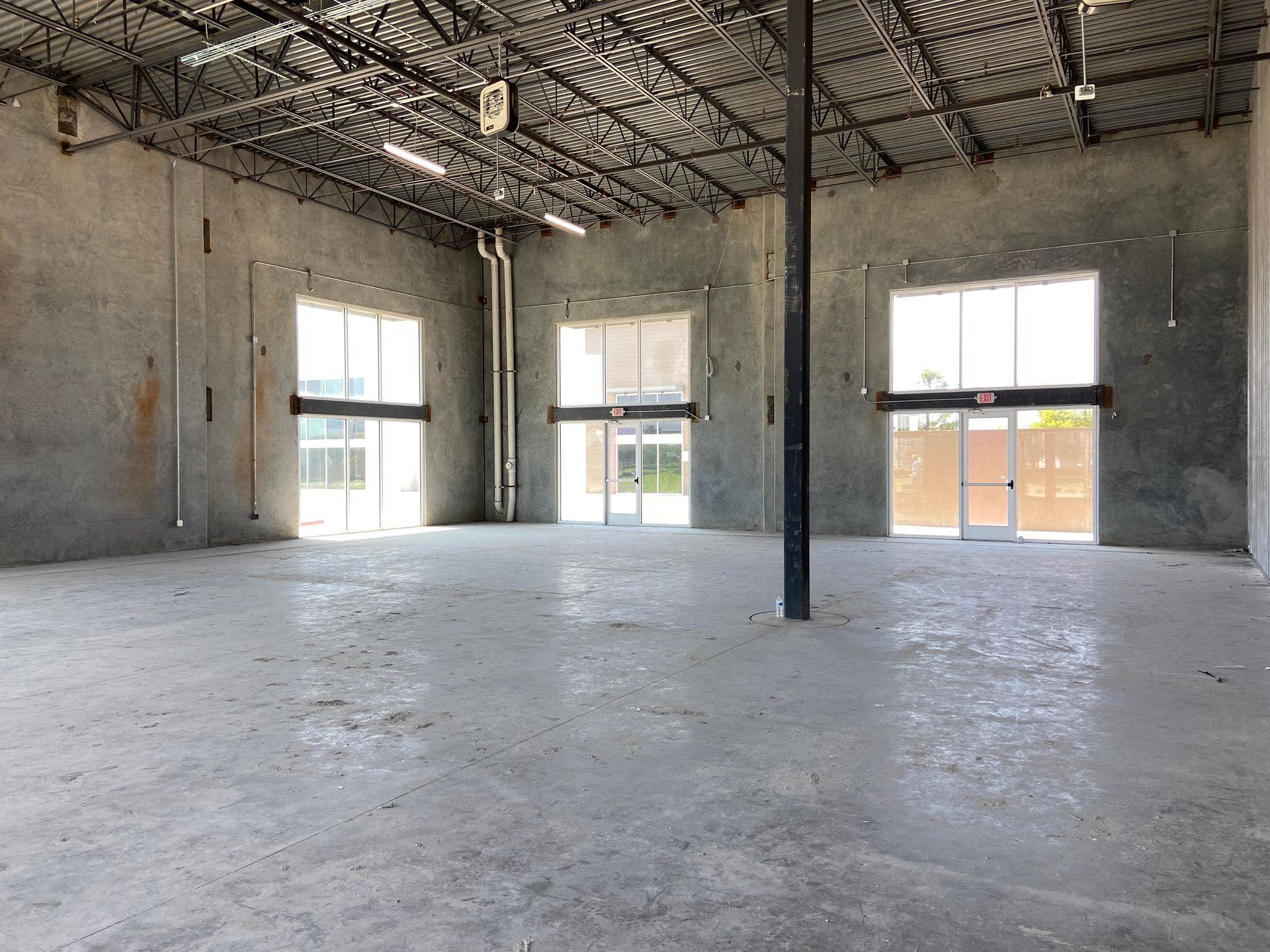 A further view of the Happy Ski School indoor ski school finished out from shell space in Plano, TX