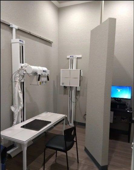 Lead-shielded x-ray room built for an orthopedic surgery practice in Frisco, TX