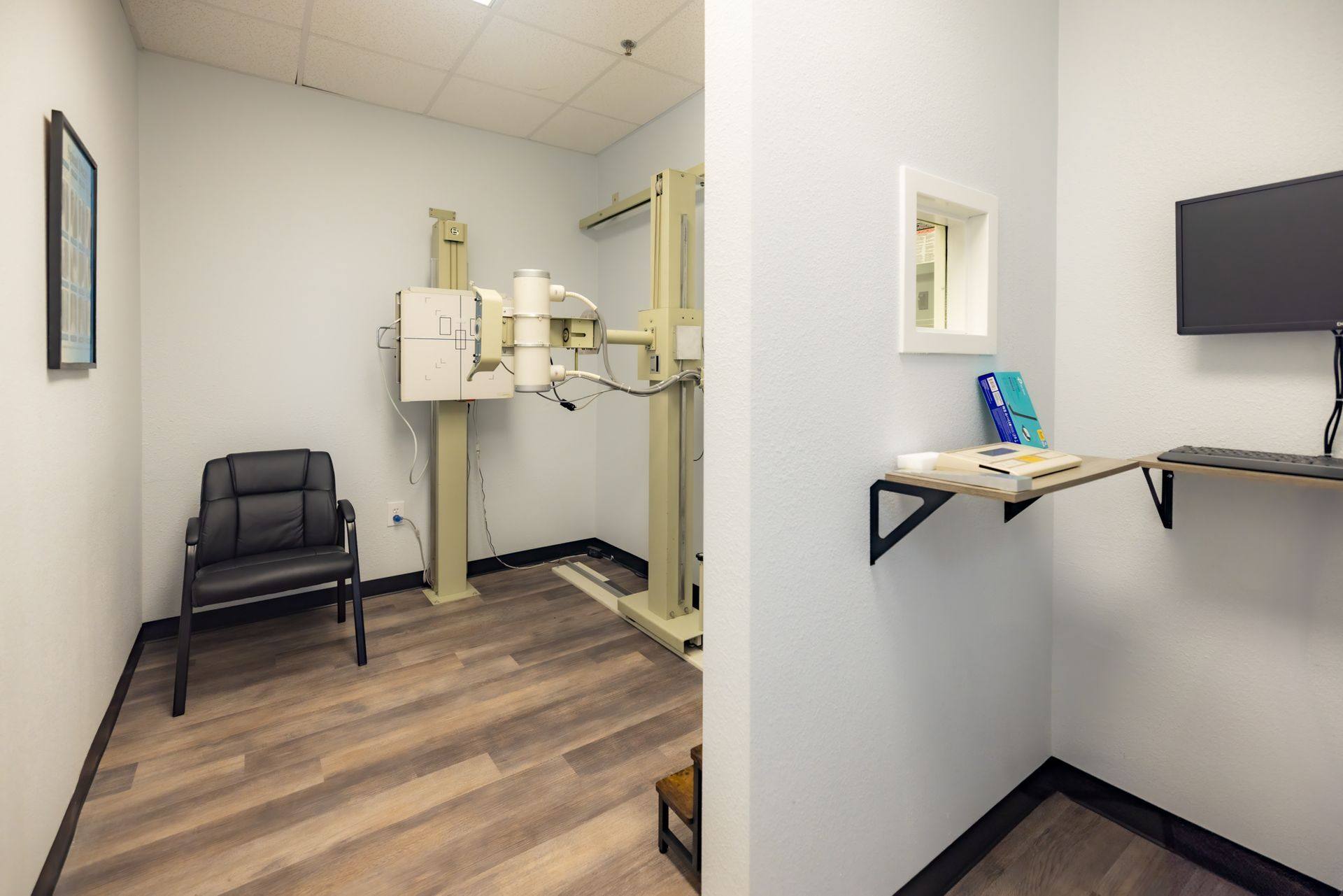 Finished X-ray room at Kernetics Wellness Center in Little Elm, TX
